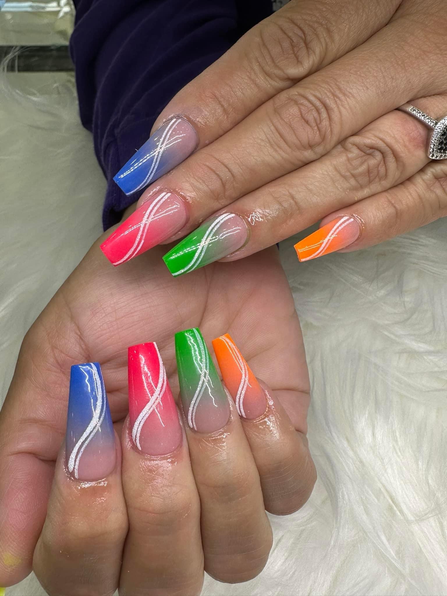 Nashua Nails Spa acrylic nails