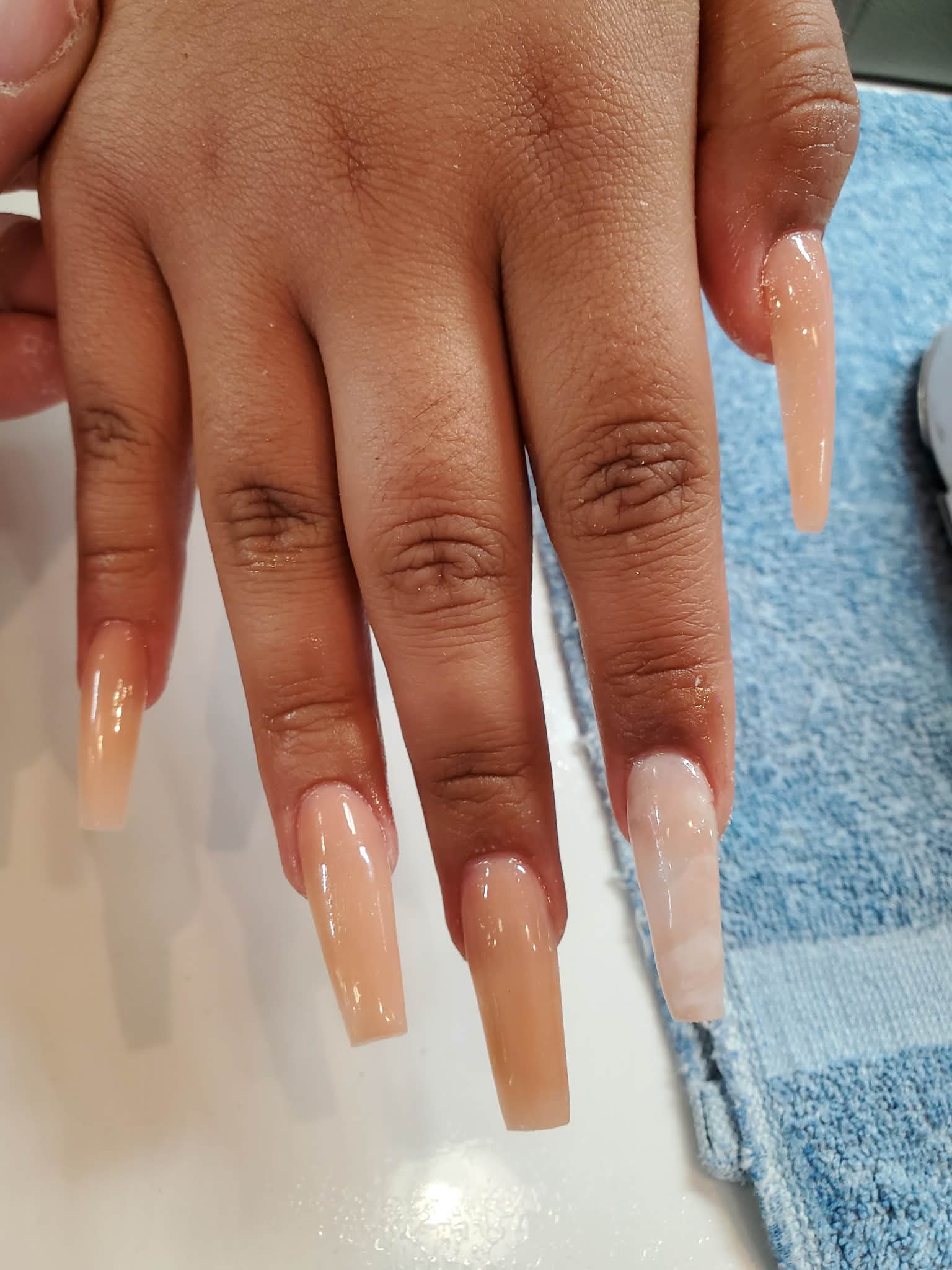 Nashua Nails Spa acrylic nails
