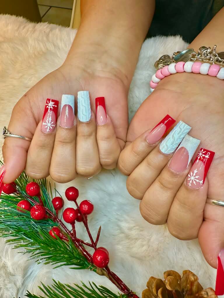 Nashua Nails Spa french tip nails