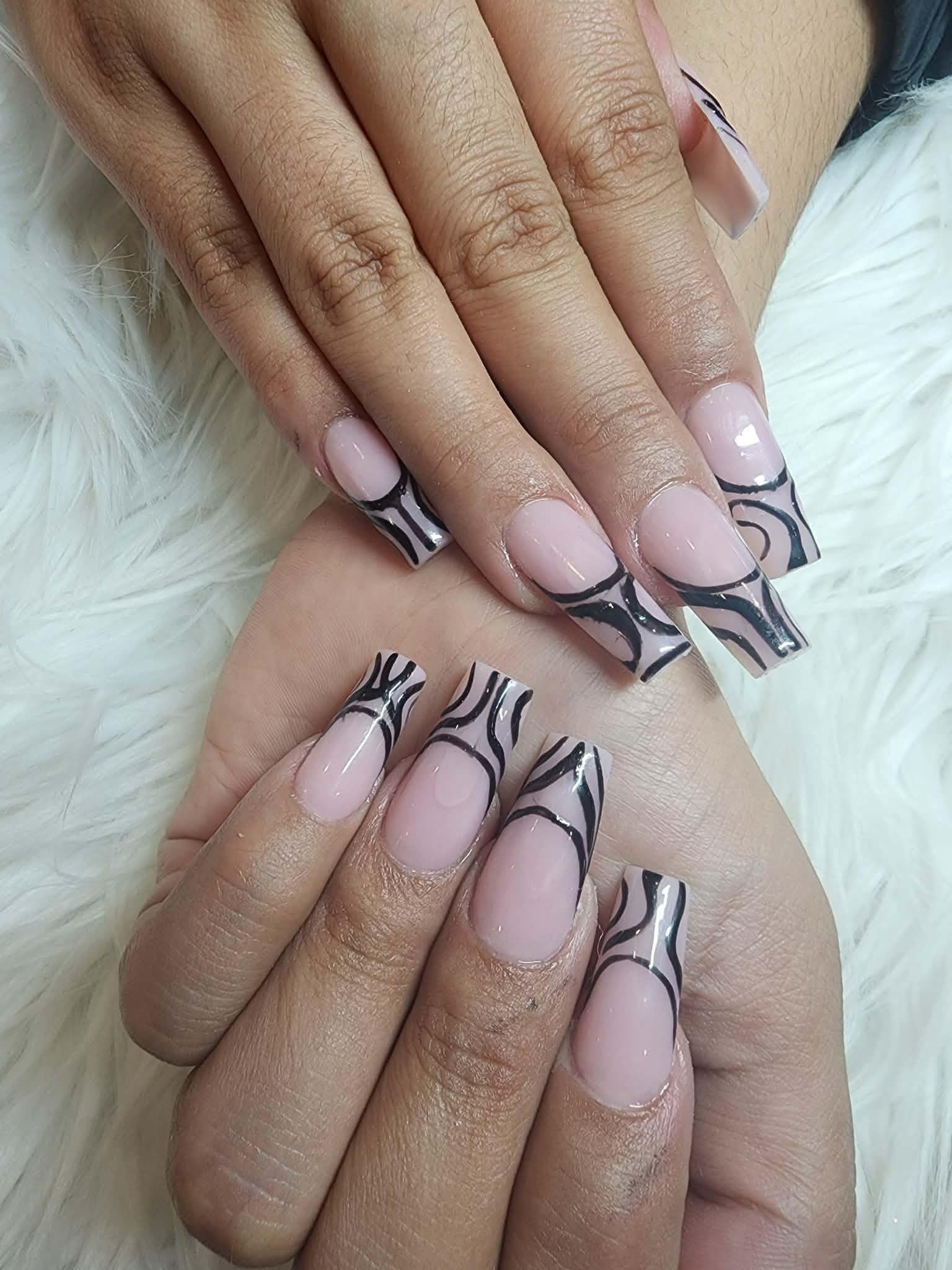 Nashua Nails Spa french tip nails