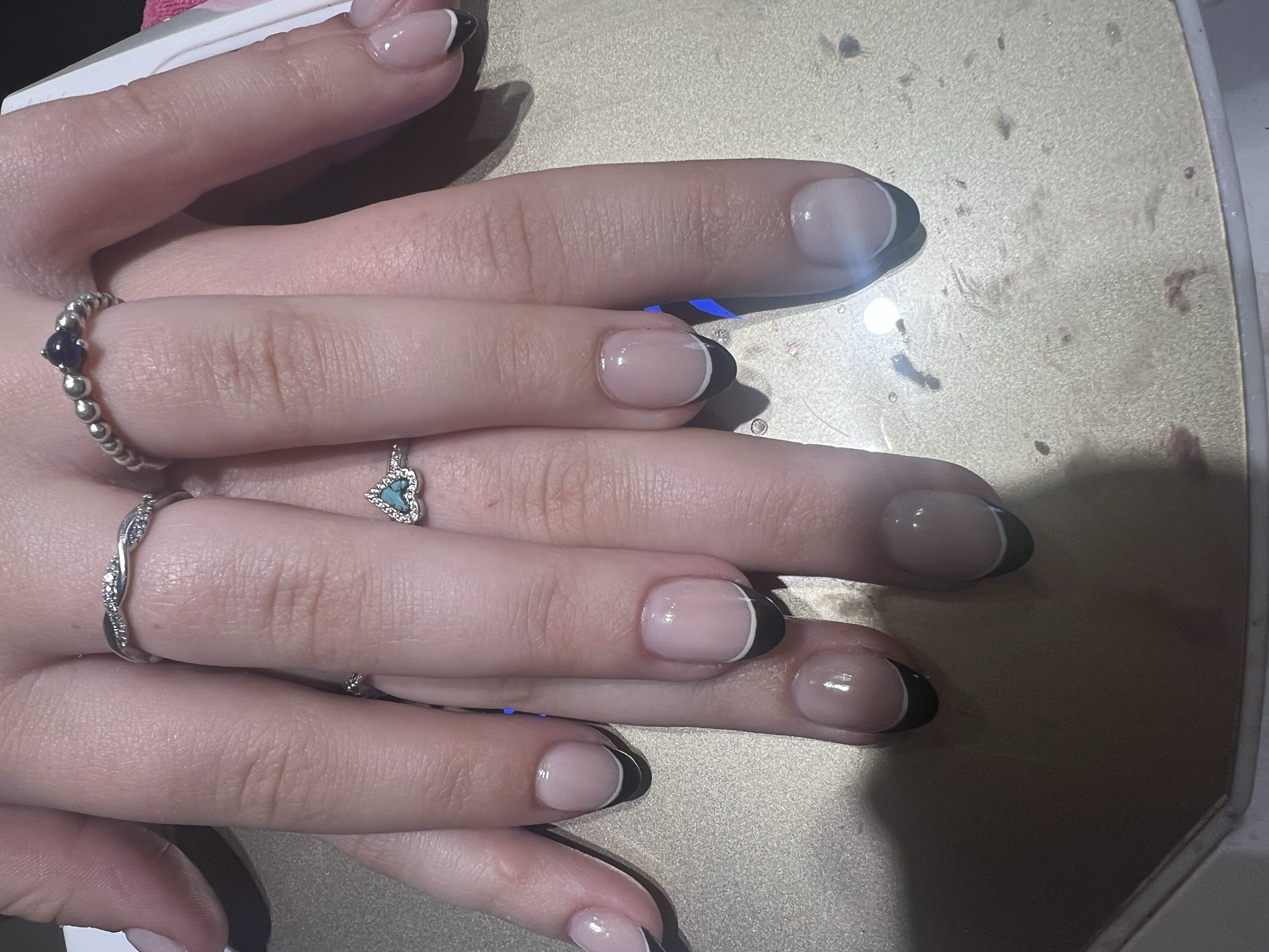 Nashua Nails Spa french tip nails