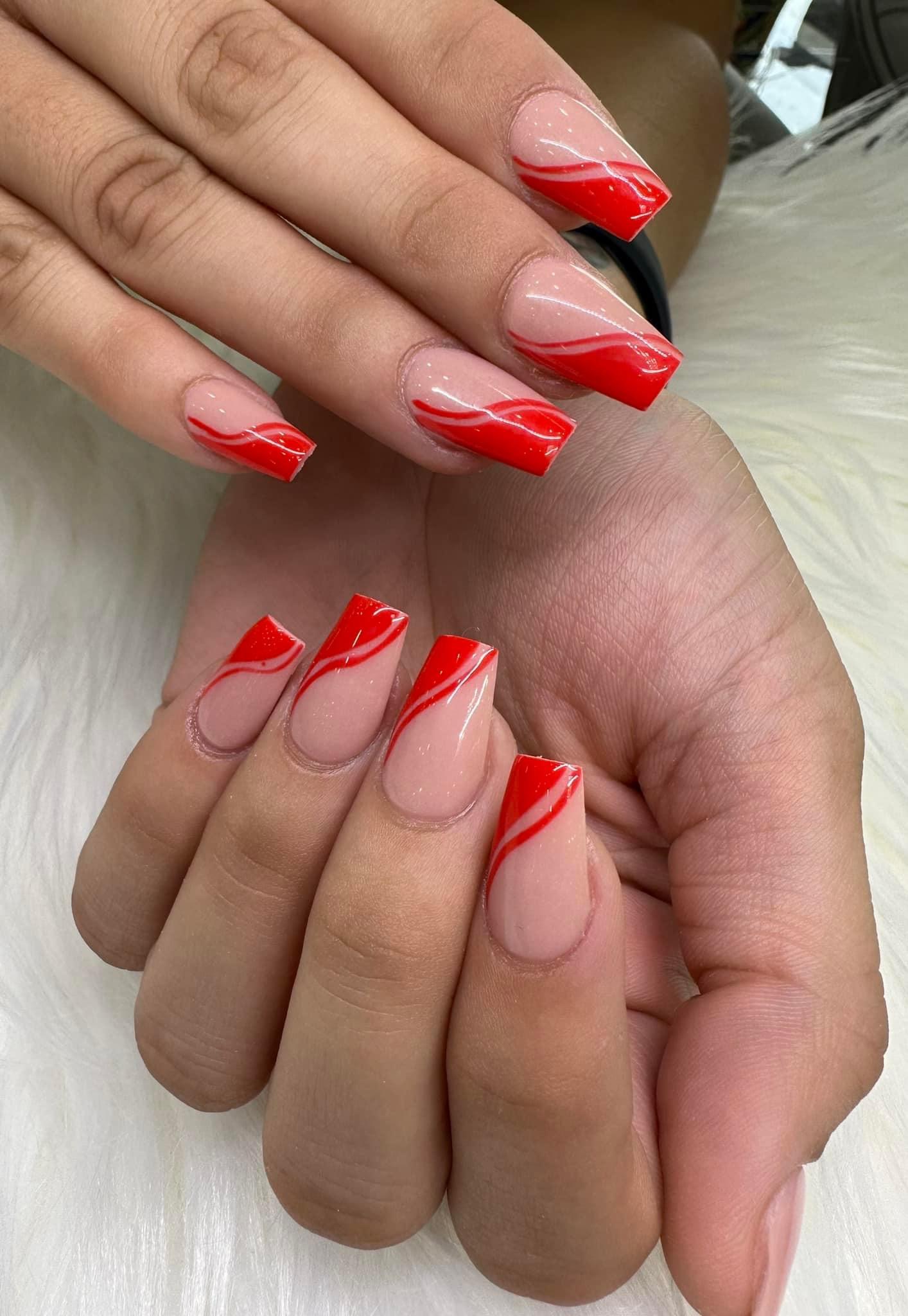 Nashua Nails Spa french tip nails