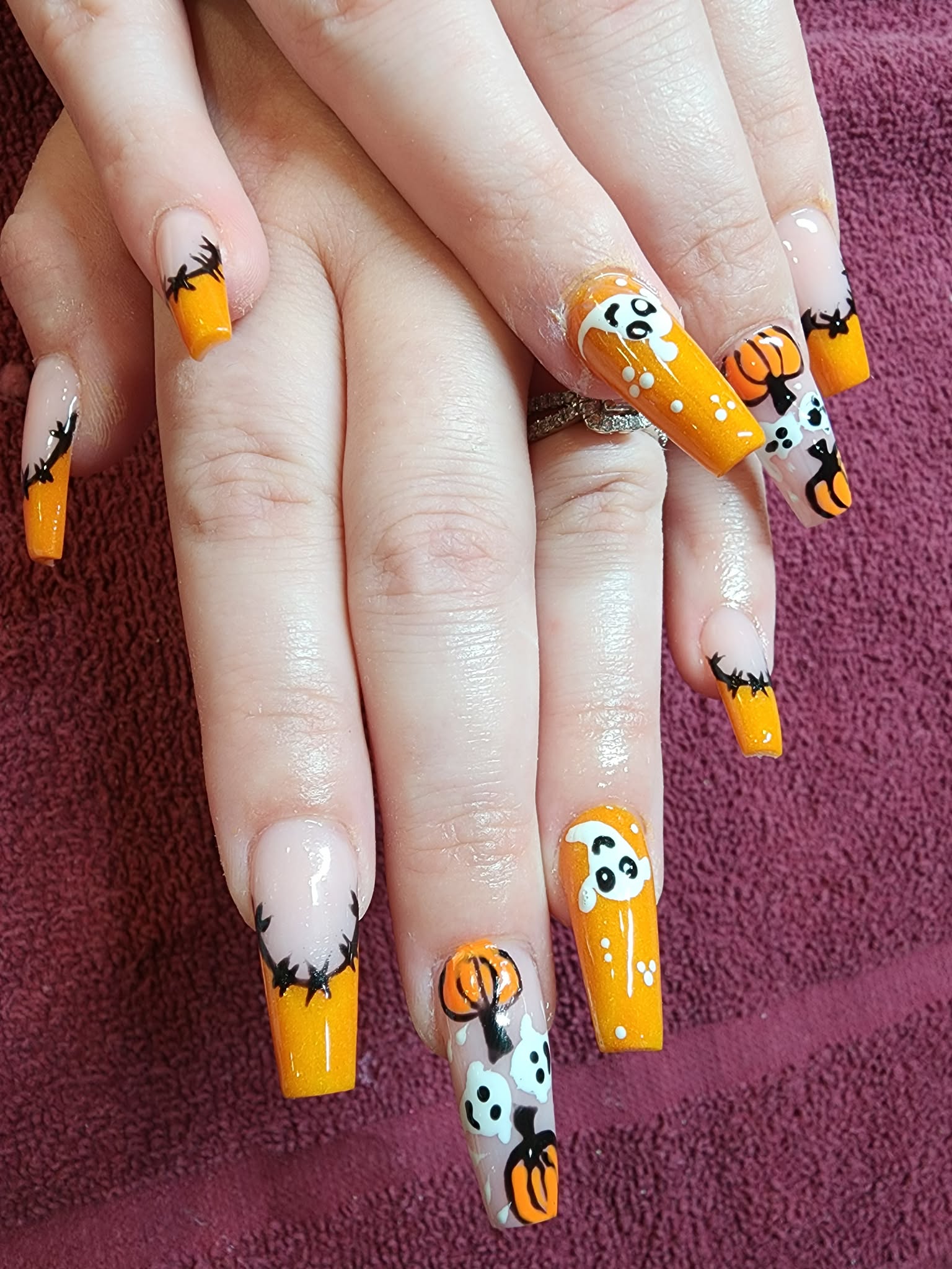 Nashua Nails Spa gel manicure