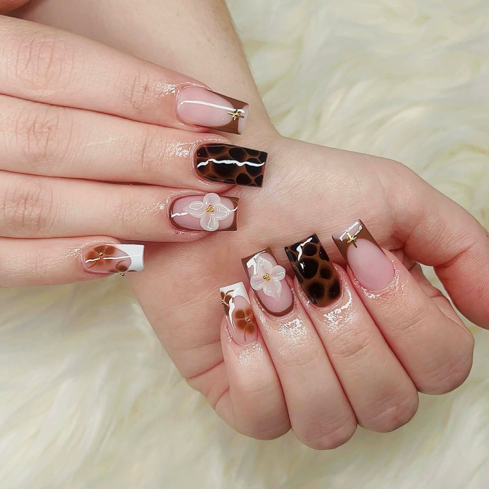 Nashua Nails Spa ombre nail design