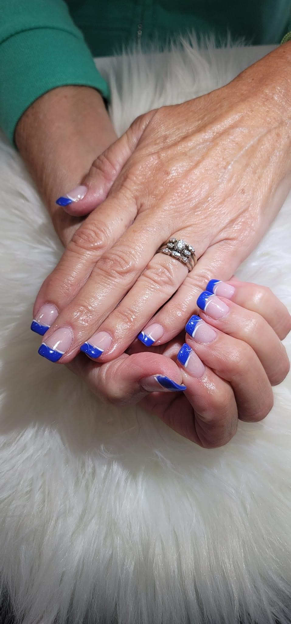 Nashua Nails Spa ombre nail design