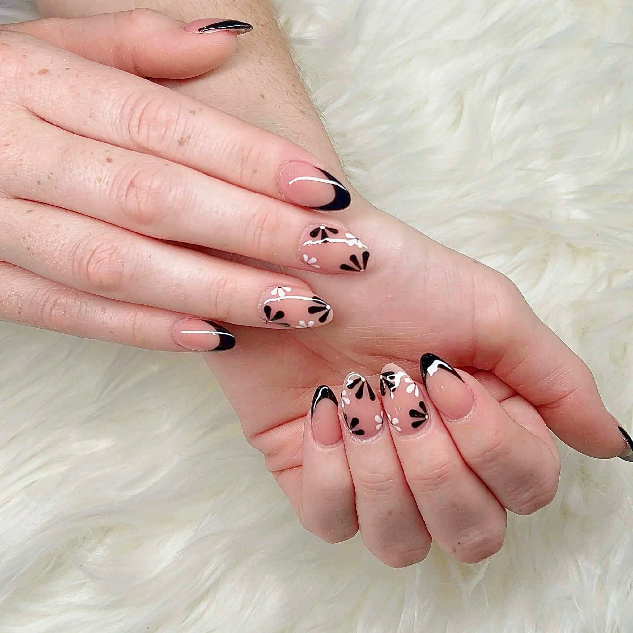 Nashua Nails Spa ombre nail design