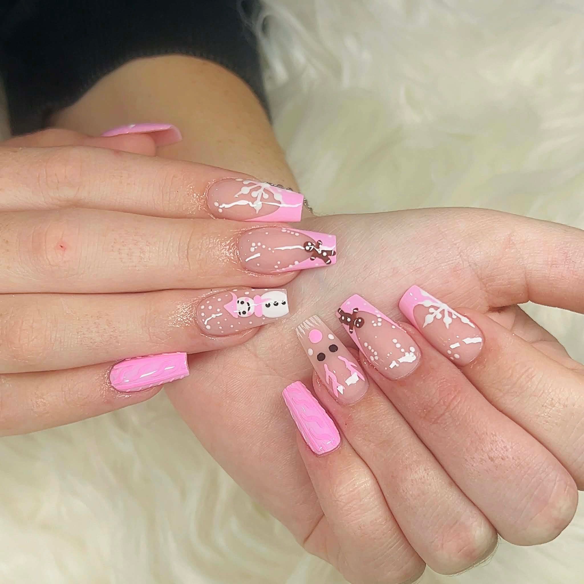 Nashua Nails Spa ombre nail design